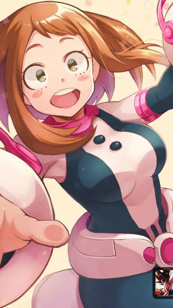 ai character: uraraka background