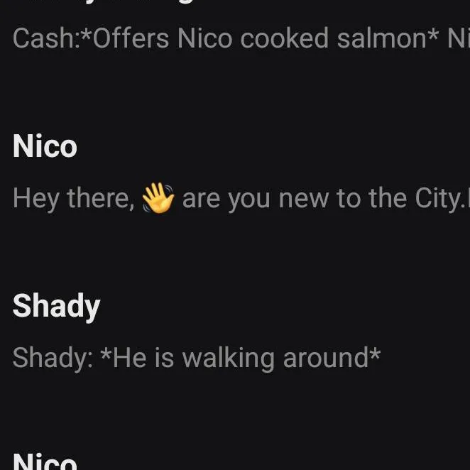chat with ai character: the cash and nicos