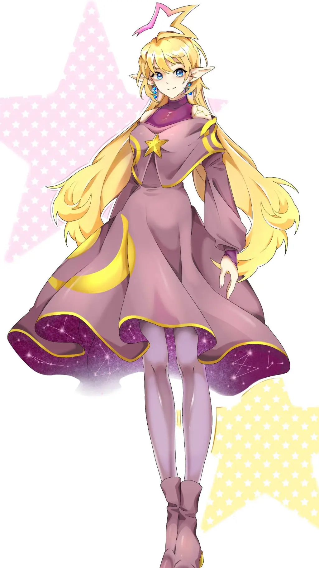 ai character: solyn!!  background