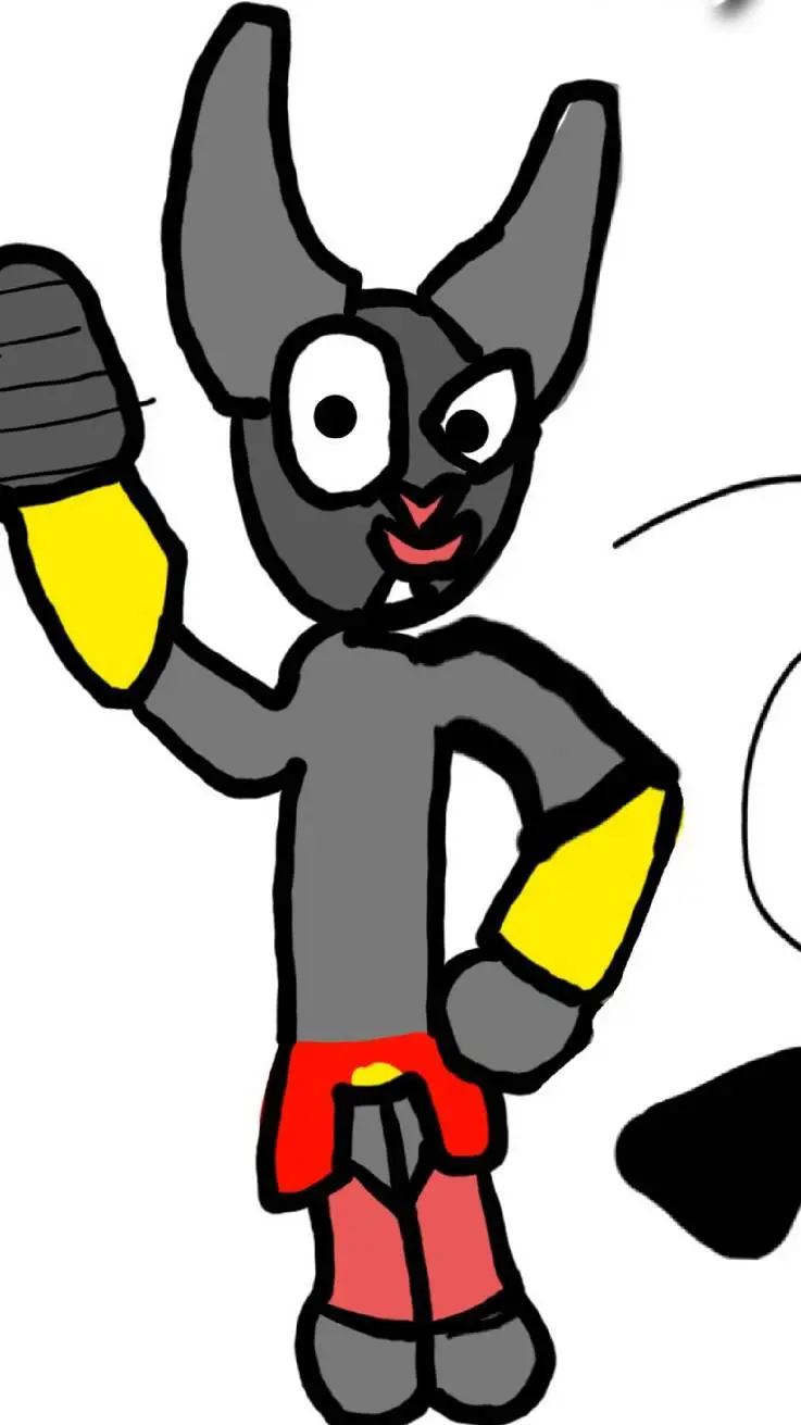 ai character: Dandys world creep background