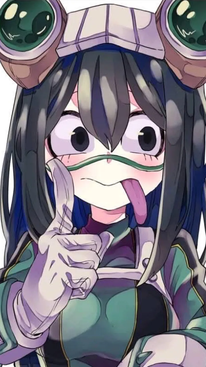 ai character: Tsuyu asui background