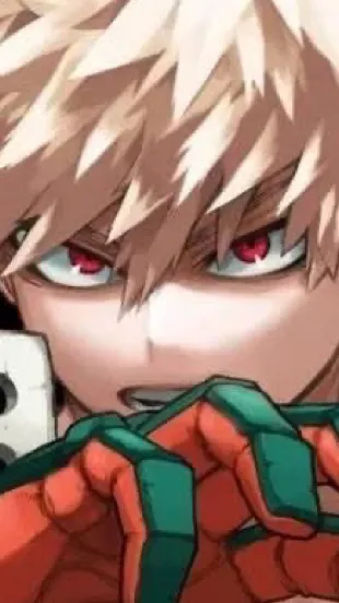ai character: Bakugo x Tsuyu background