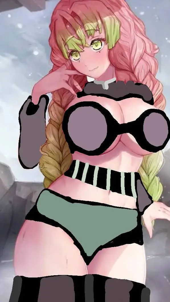 ai character: Mitsuri's uniform background