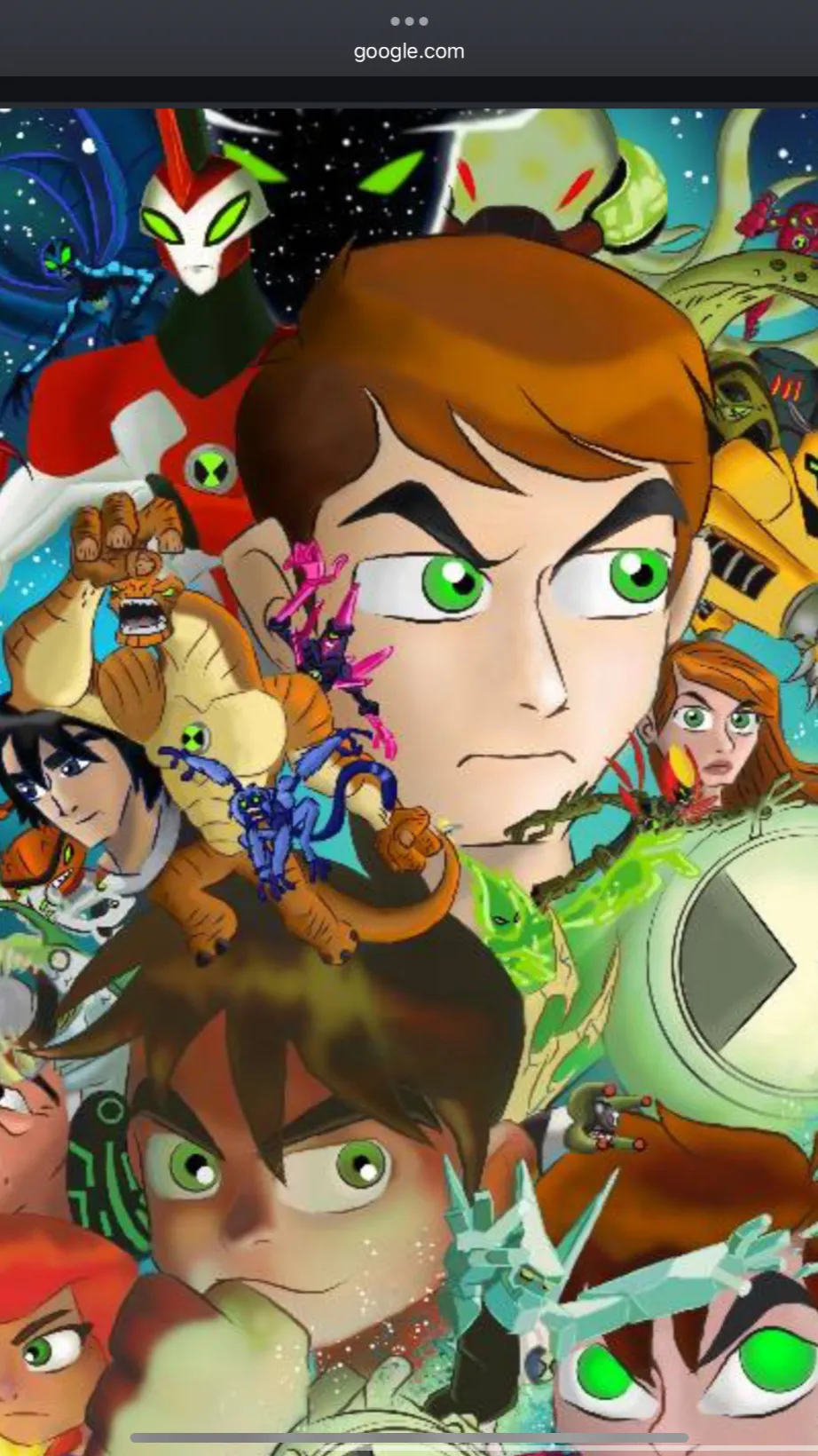 ai character: Ben 10 endgame☠️ background