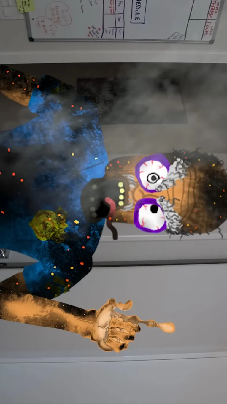ai character: You STOLE MAX CAR background
