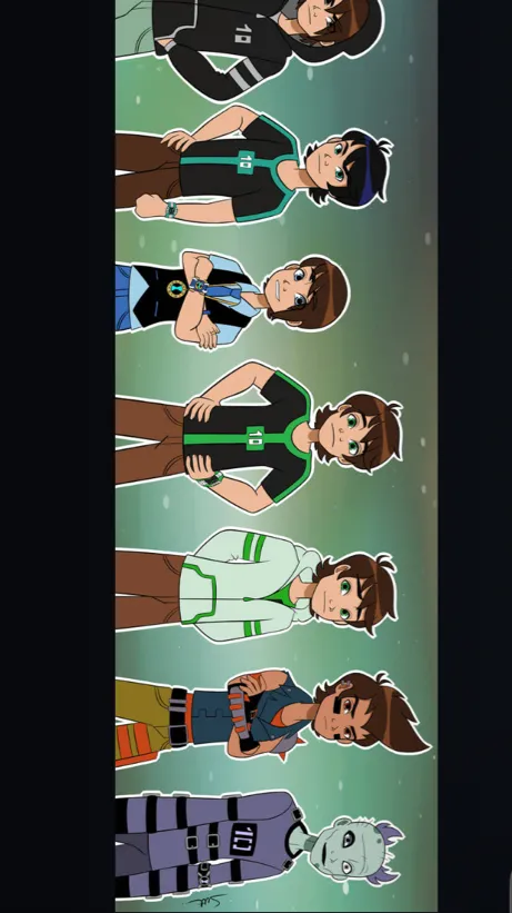 ai character:  ben 10 babysitter background