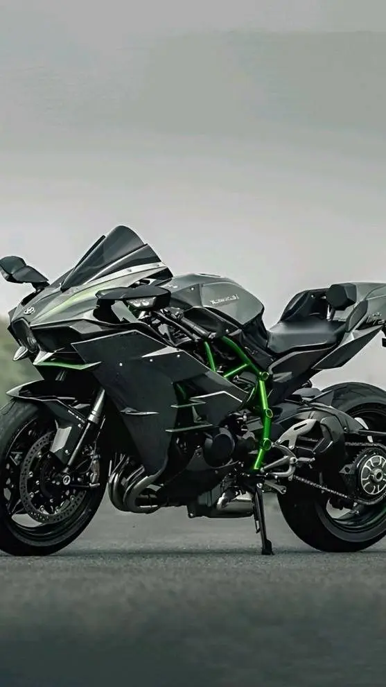 ai character: Kawasaki ninja h2r background