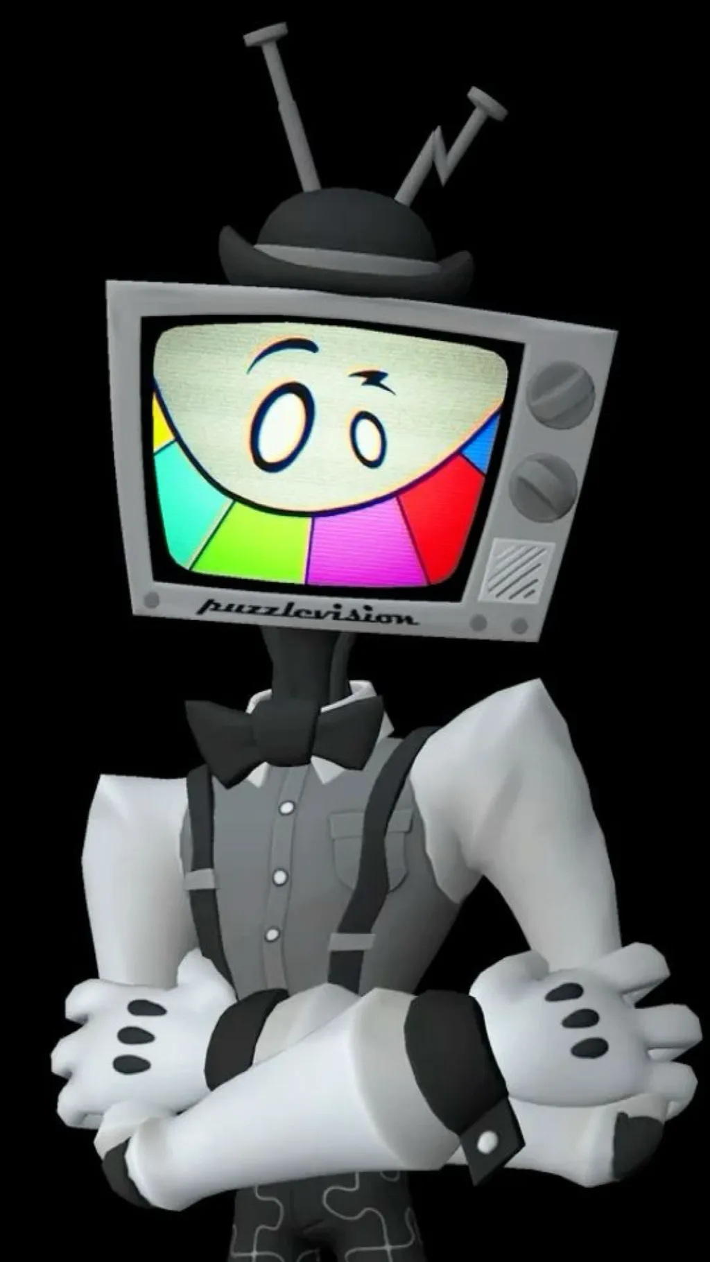 ai character: Mr. Puzzles background