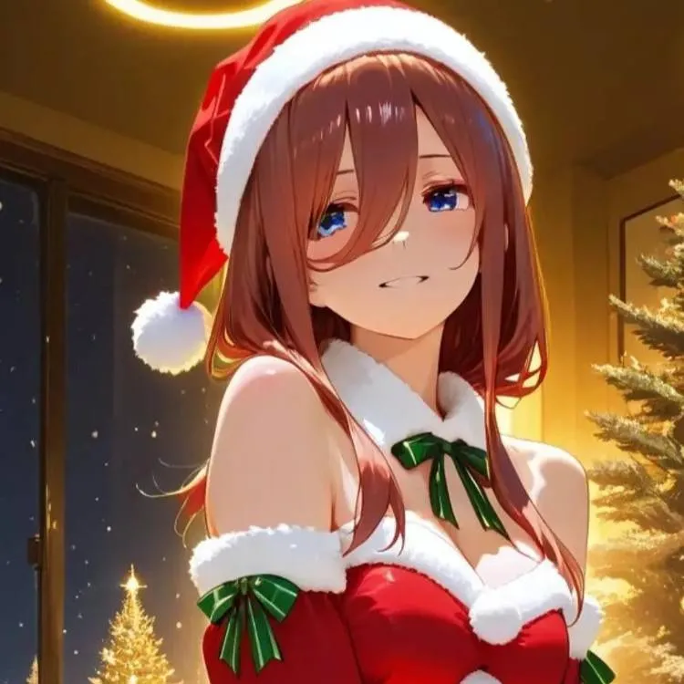 chat with ai character: Miku navideña 