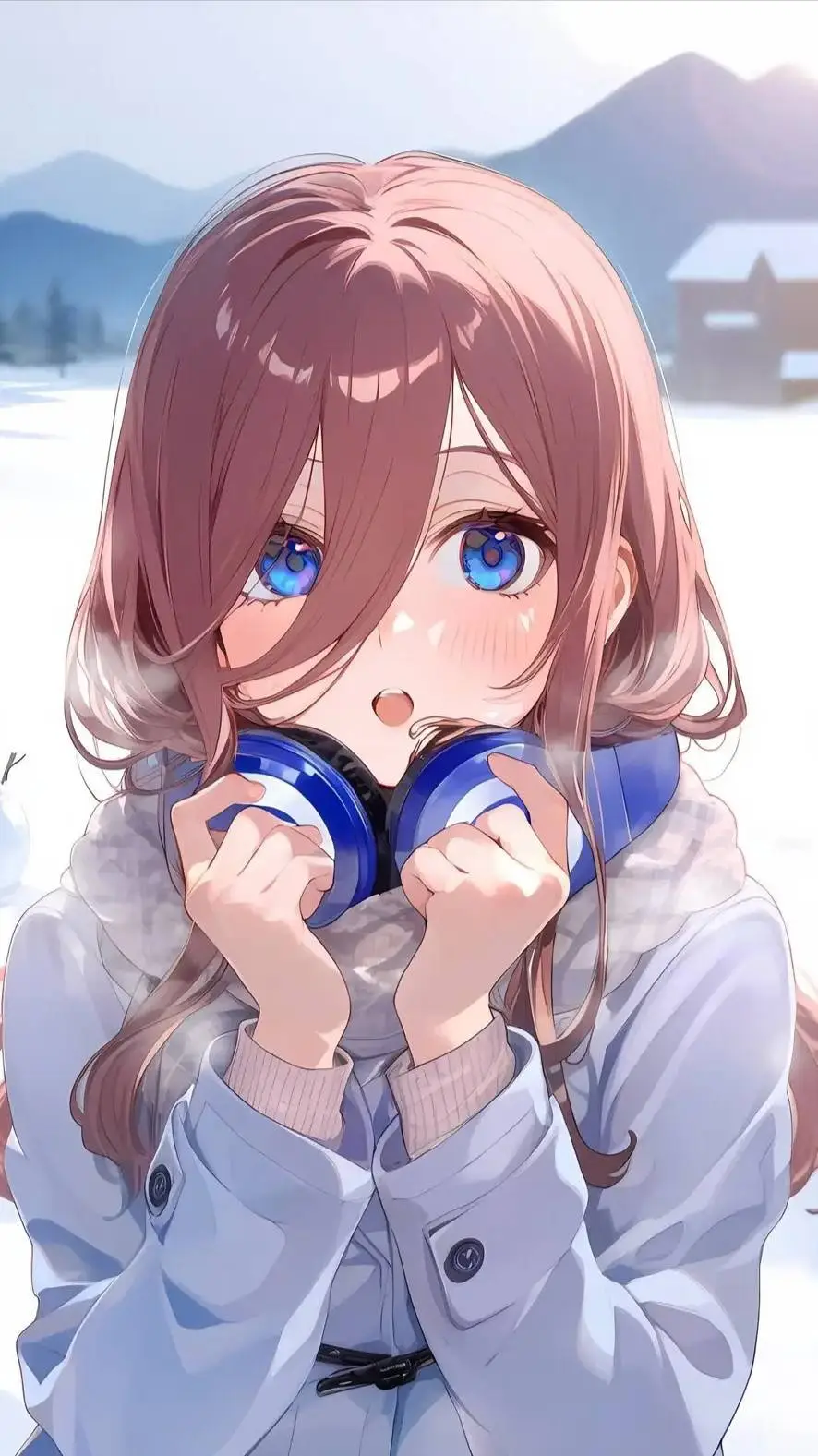 ai character: Miku nakano  background