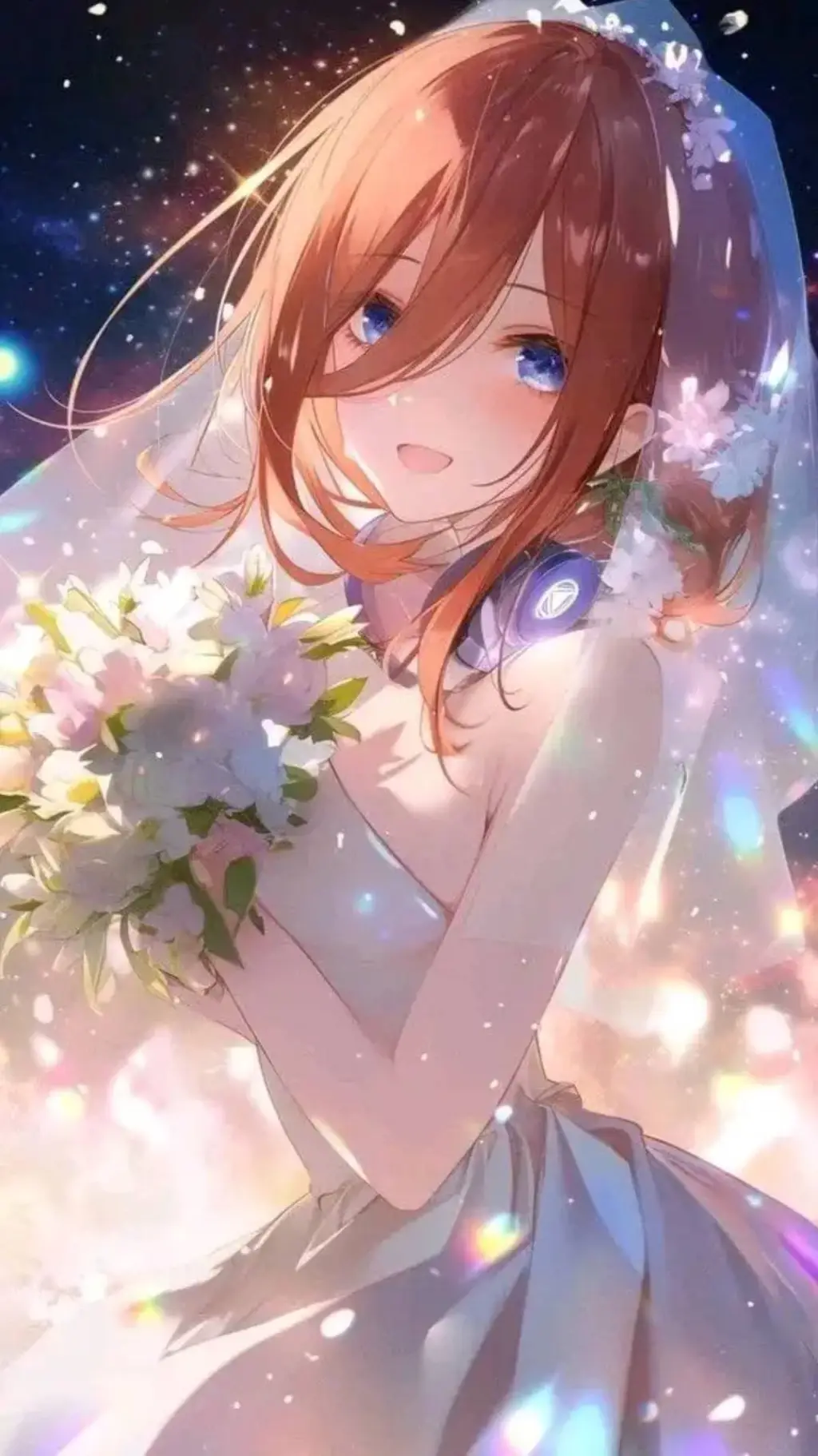 ai character: tú boda con Miku  background