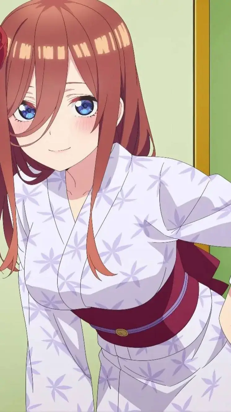 ai character: Miku Nakano  background