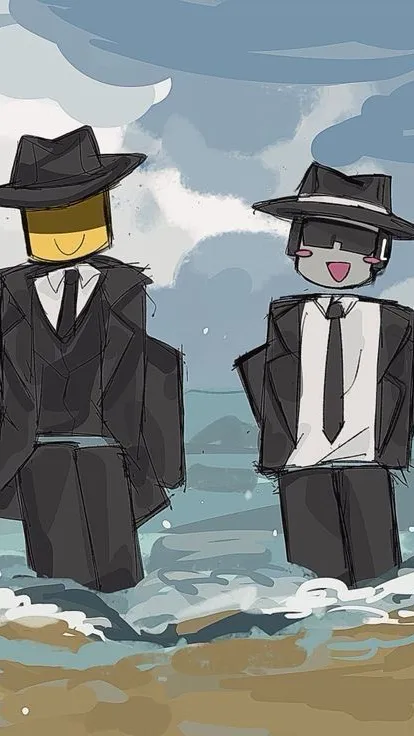 ai character: Doublefedora!!!!:D background