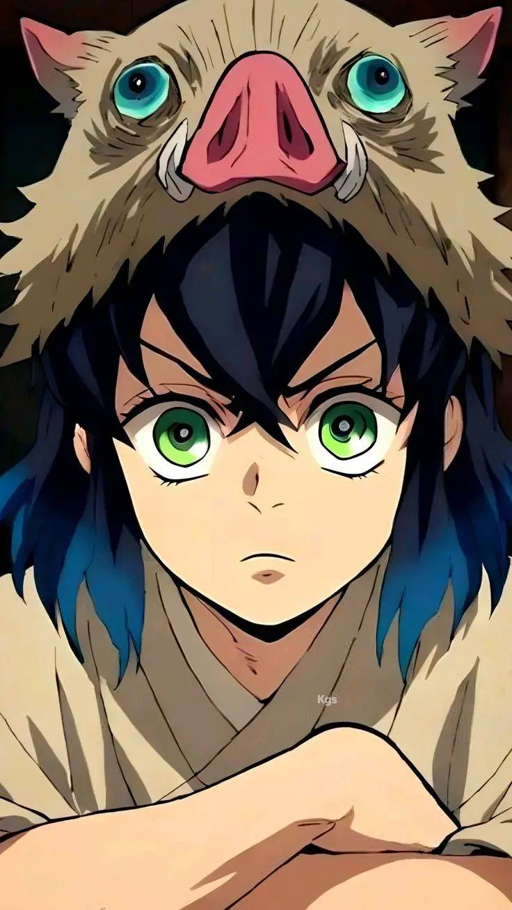 ai character: Inosuke  background