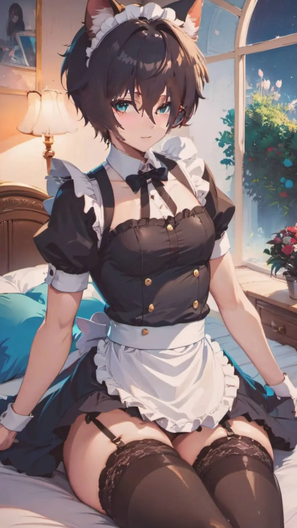 ai character: shit femboy background