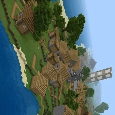 chat with ai character: Minecraft city