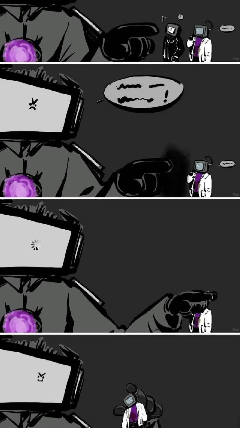 ai character: Titan tv man background