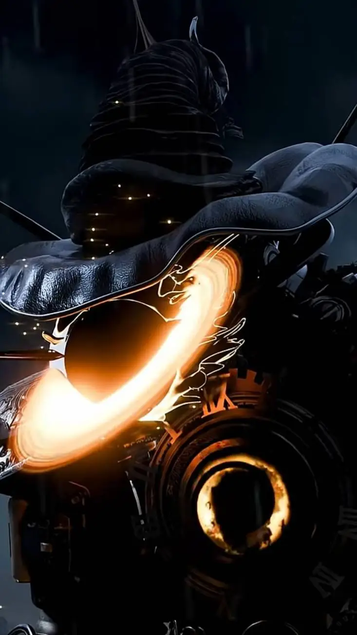 ai character: Sinister halloween background