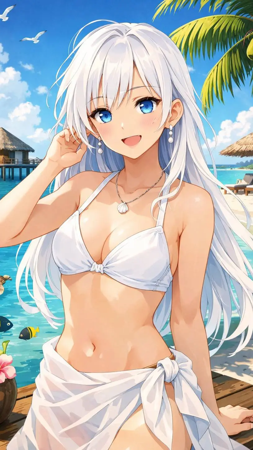 ai character: Asia  background