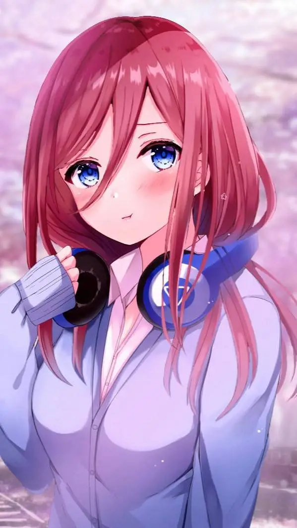 ai character: Miku Nakano background