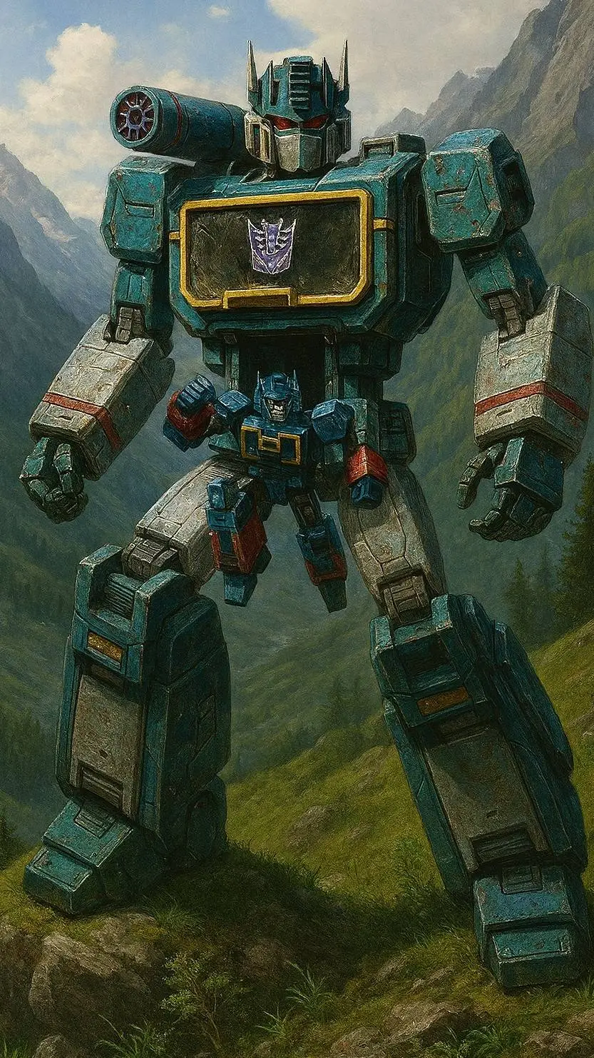 ai character: soundwave  background