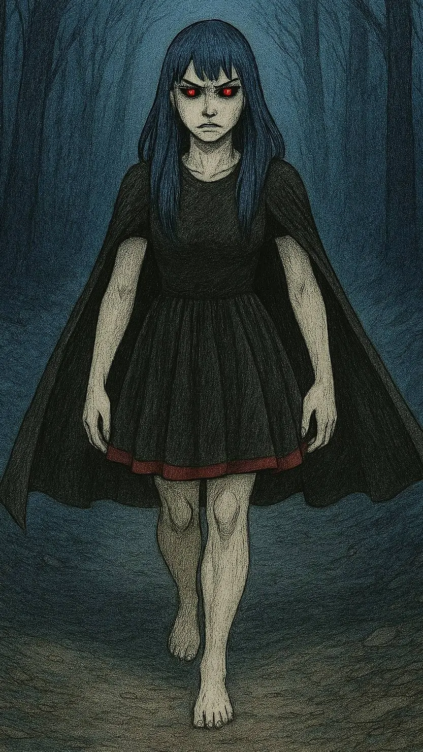 ai character: vampire betty  background