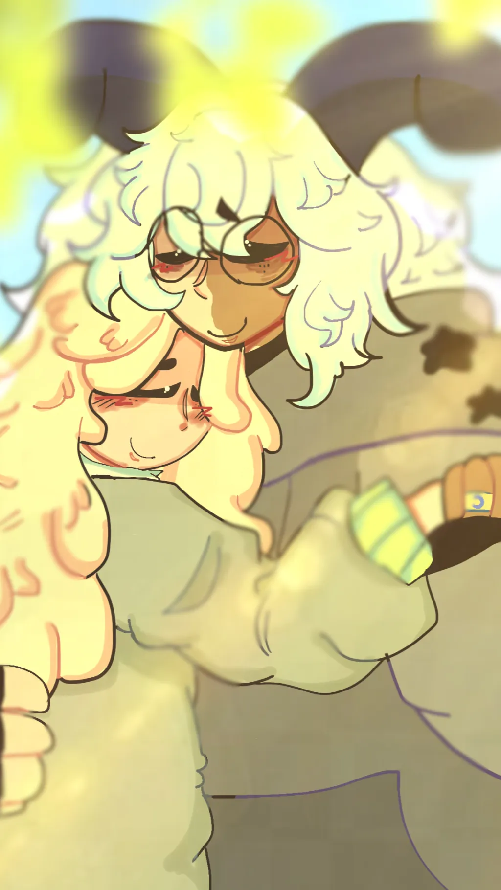 ai character: Andy x mushi background