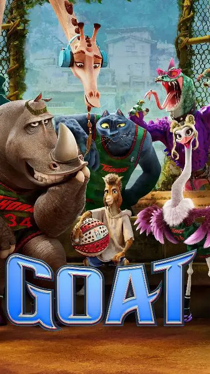 ai character: G.O.A.T movie background