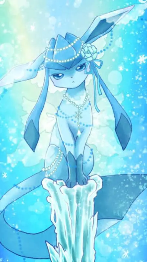ai character: Glaceon  background