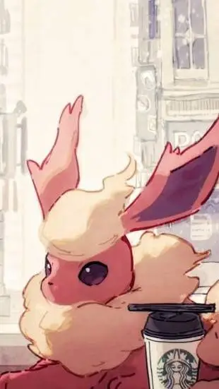 ai character: Flareon background