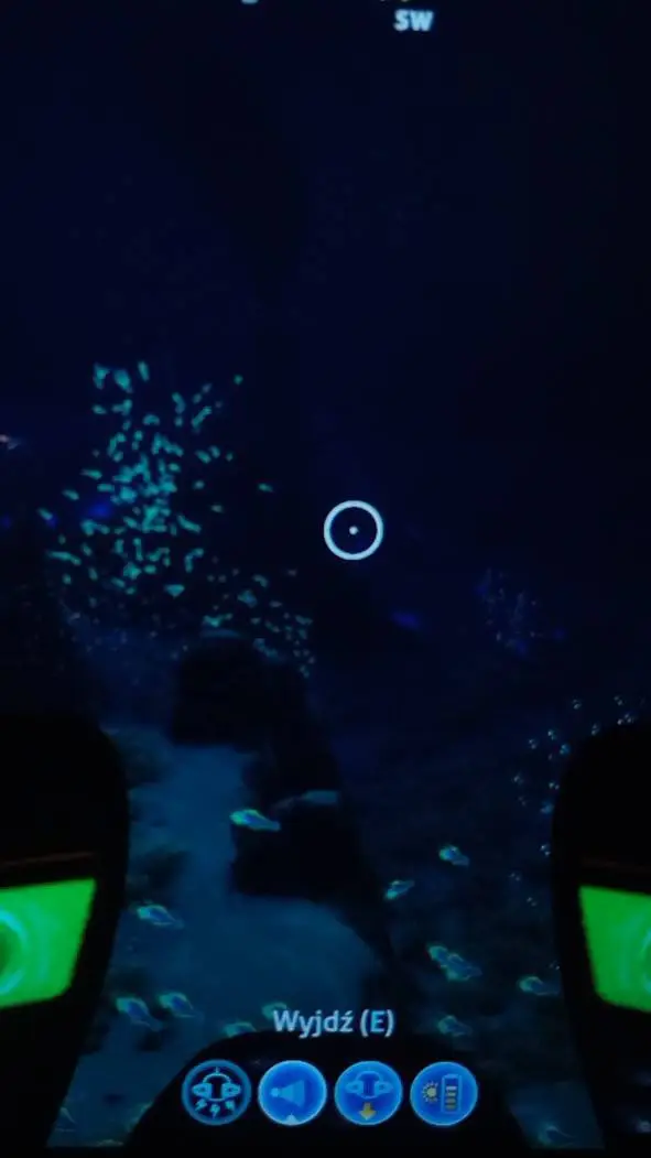 ai character: Subnautica.  background