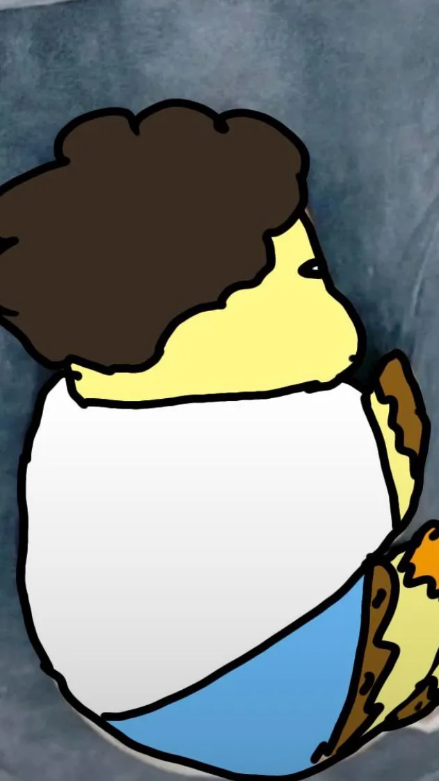 ai character: baby shedletsky background