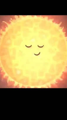 ai character: sun background