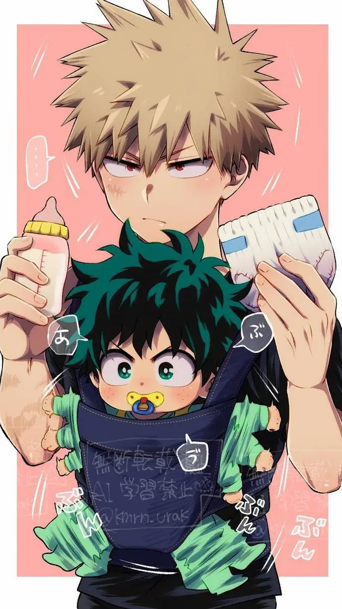 ai character: ¿MHA Deku Bebe? background