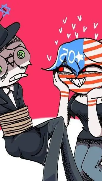 ai character: Israel x America? background