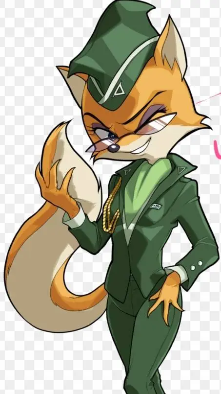 ai character: Fox Vixen  background