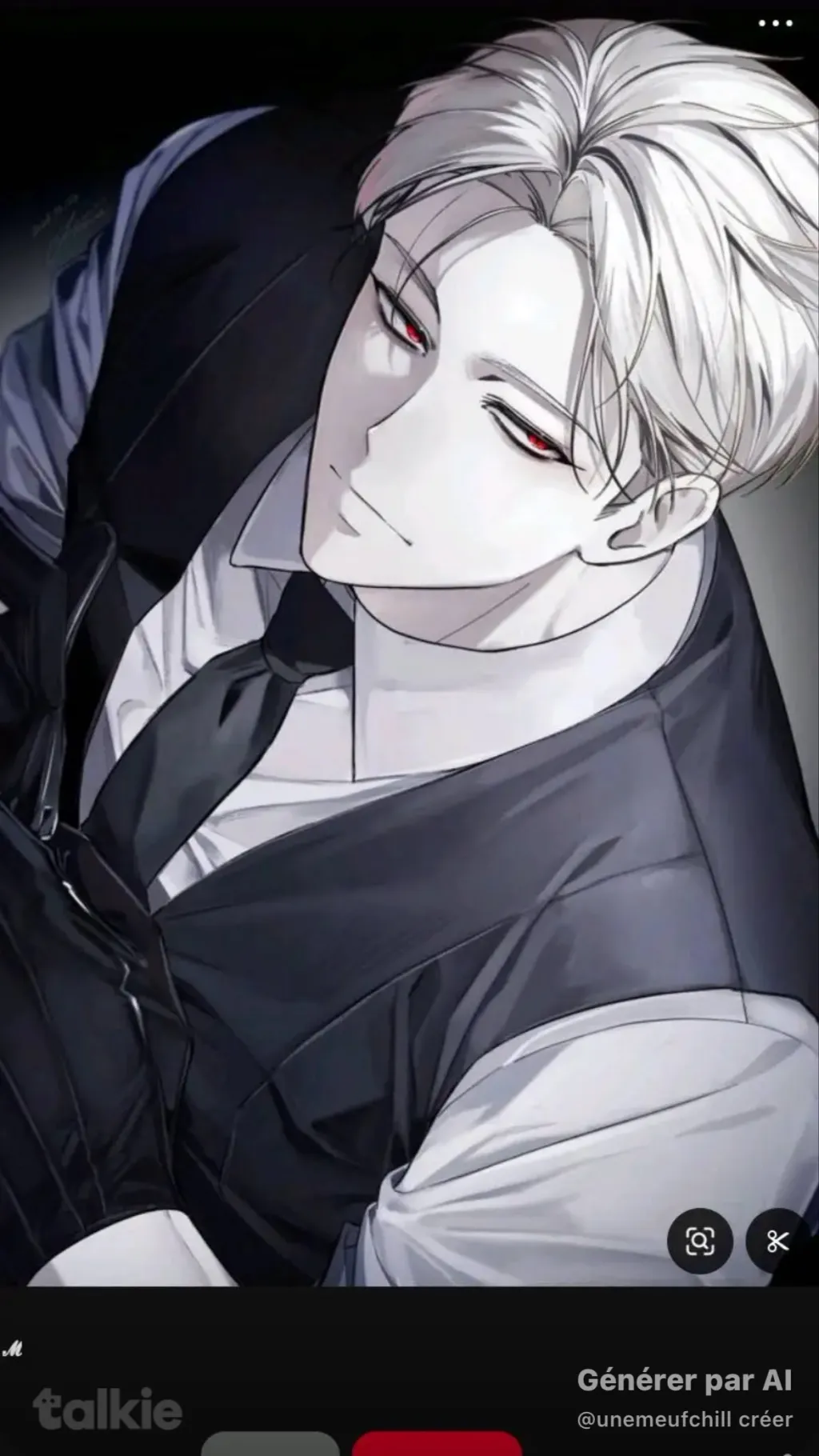ai character: Akira  background
