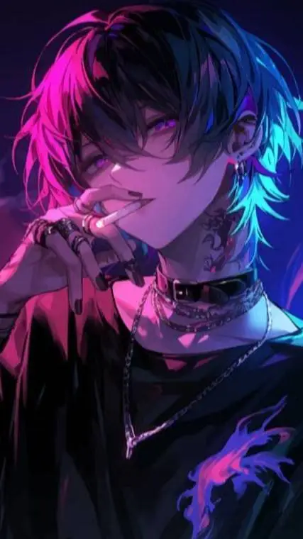 ai character: Kyle,: ∆ background