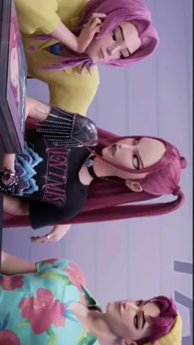 ai character: Miromabby ❤️🌹 background