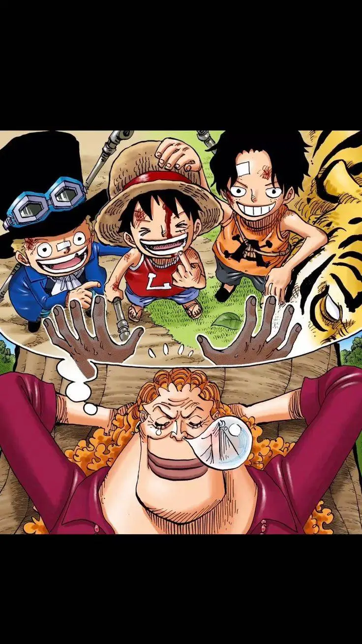 ai character: one piece kids background