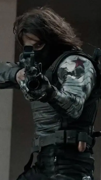 ai character: Winter soldier  background