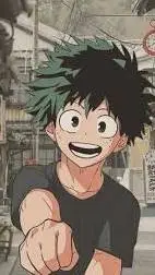 ai character: Deku  background