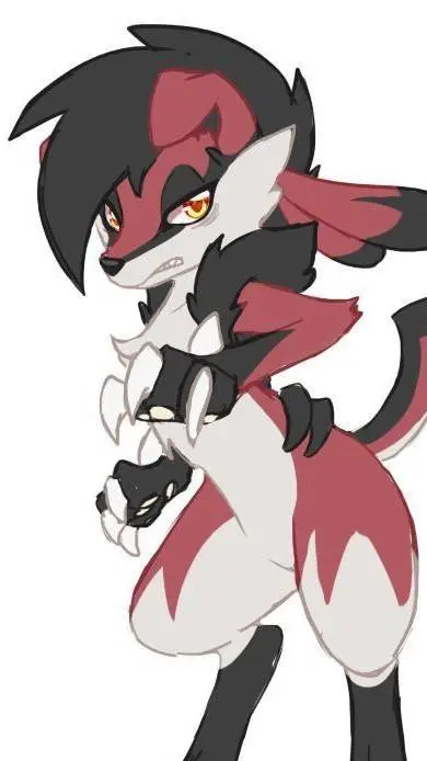 ai character: Lycanrio midnight background