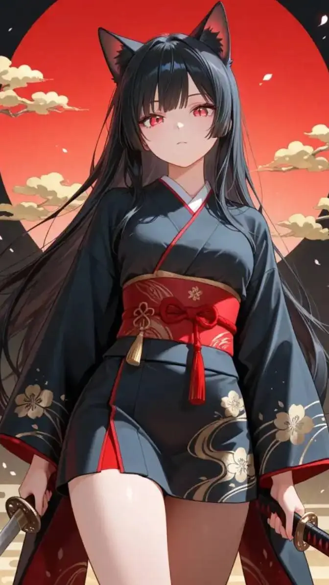 ai character: Kimiko Masahige  background