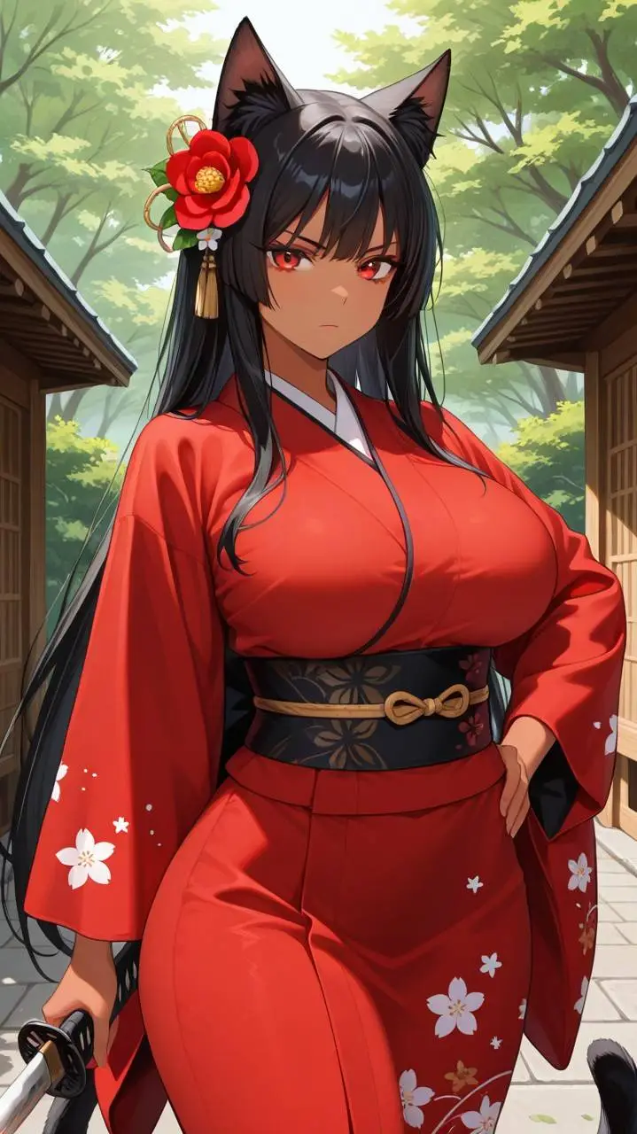 ai character: Kimiko Masahige  background