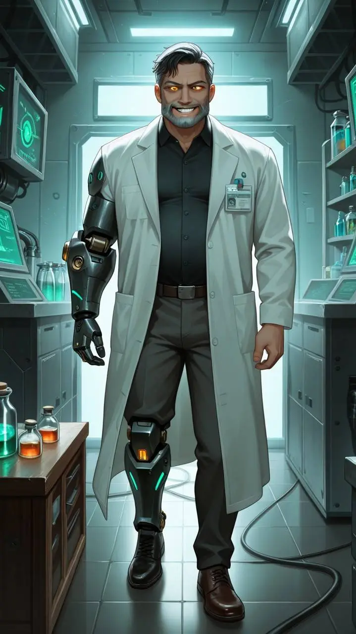 ai character: Shabbir  background