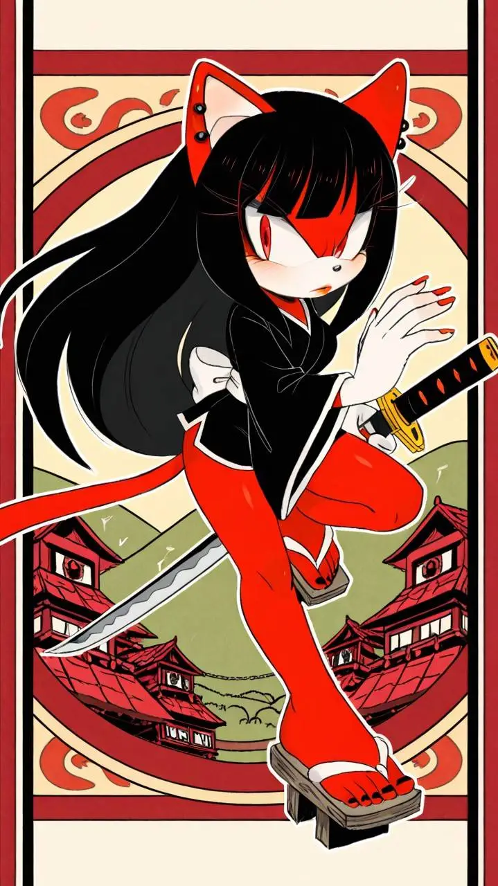 ai character: Kimiko (Sonic AU)  background