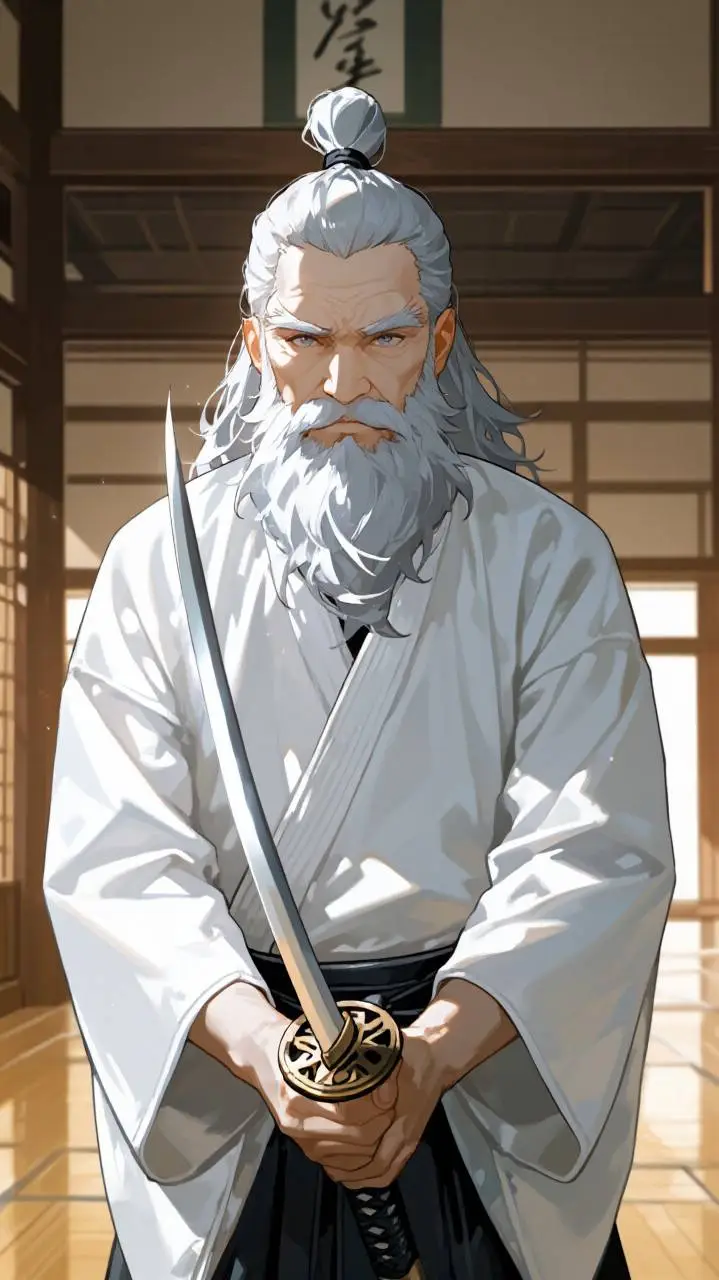 ai character: Usagi Masahige  background