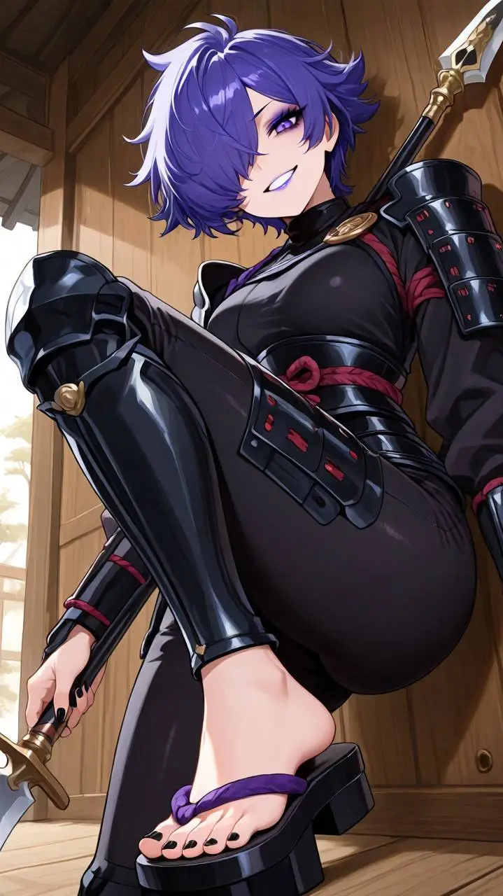 ai character: Erika Damura  background