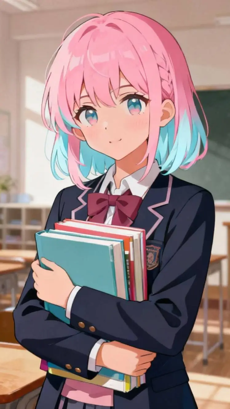 ai character: Azul background